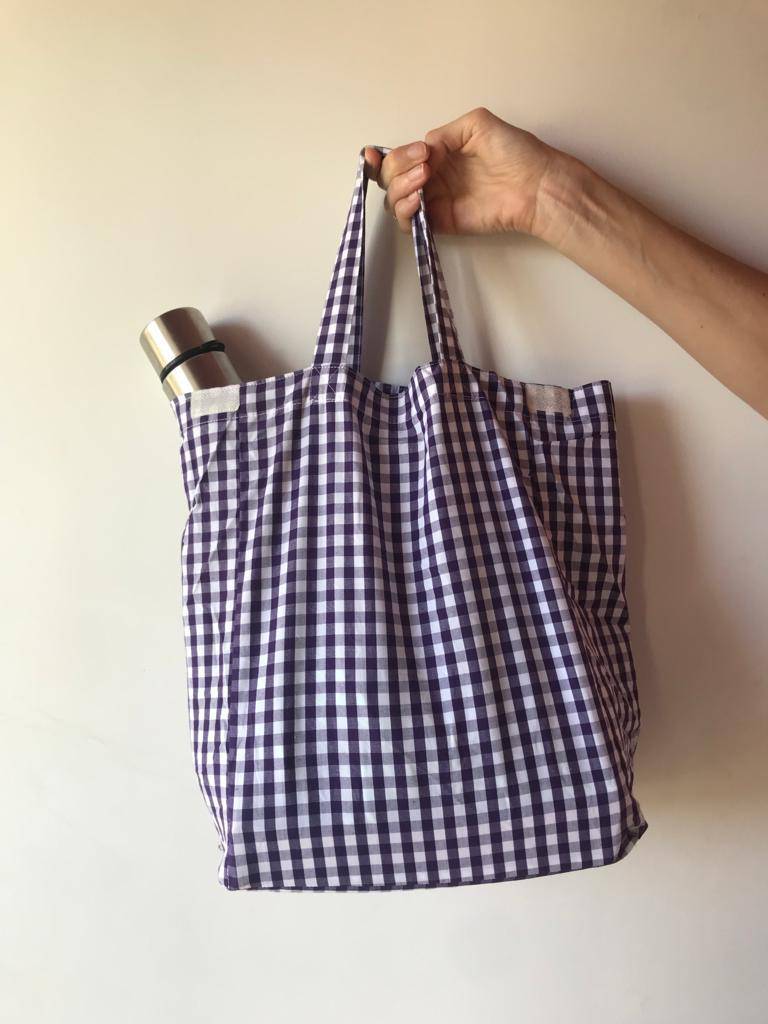 Buy Upcycled Lunch Bag | Shop Verified Sustainable Foldable Bag on Brown Living™
