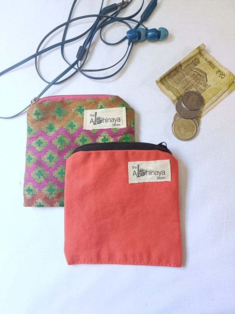 Buy Upcycled Patchwork Pouch | Shop Verified Sustainable Travel Accessories on Brown Living™