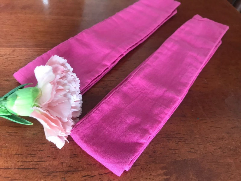 Buy Upcycled Pink Hair Tie | Shop Verified Sustainable Products on Brown Living