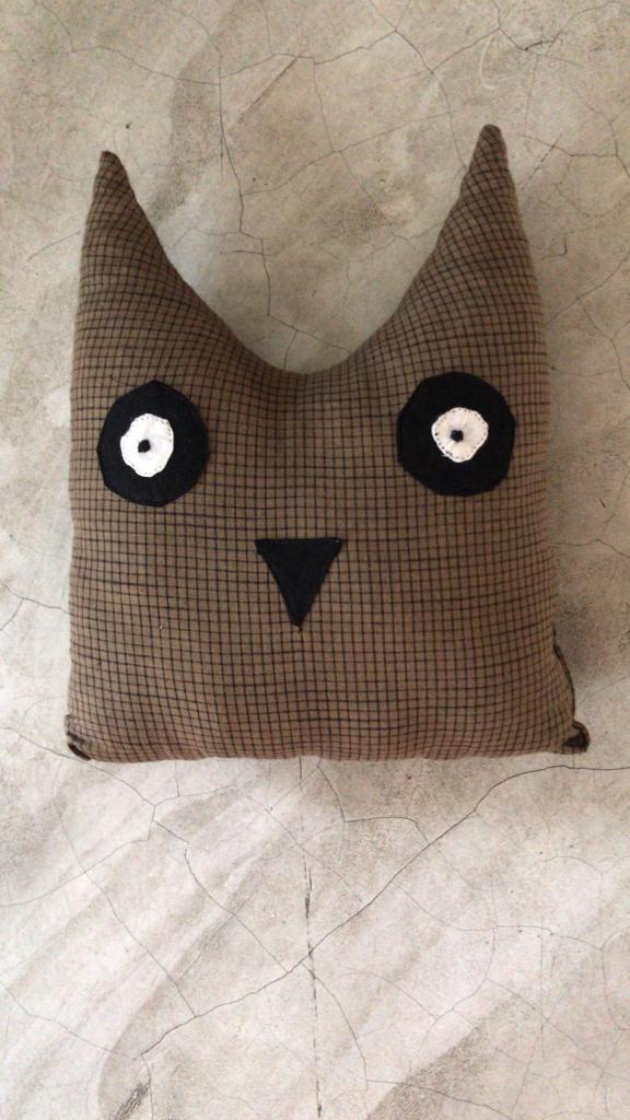Buy Upcycled Stuffed brown Owl Doll | Shop Verified Sustainable Soft Toy on Brown Living™