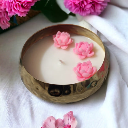 Urli Lotus Soy Wax Candle | Verified Sustainable by Brown Living™