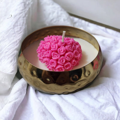 Urli Rose Heart Soy Wax Candle – Candles & Fragrances on Brown Living™. SKU: BL_ASC_24 - 7685. Img 5.