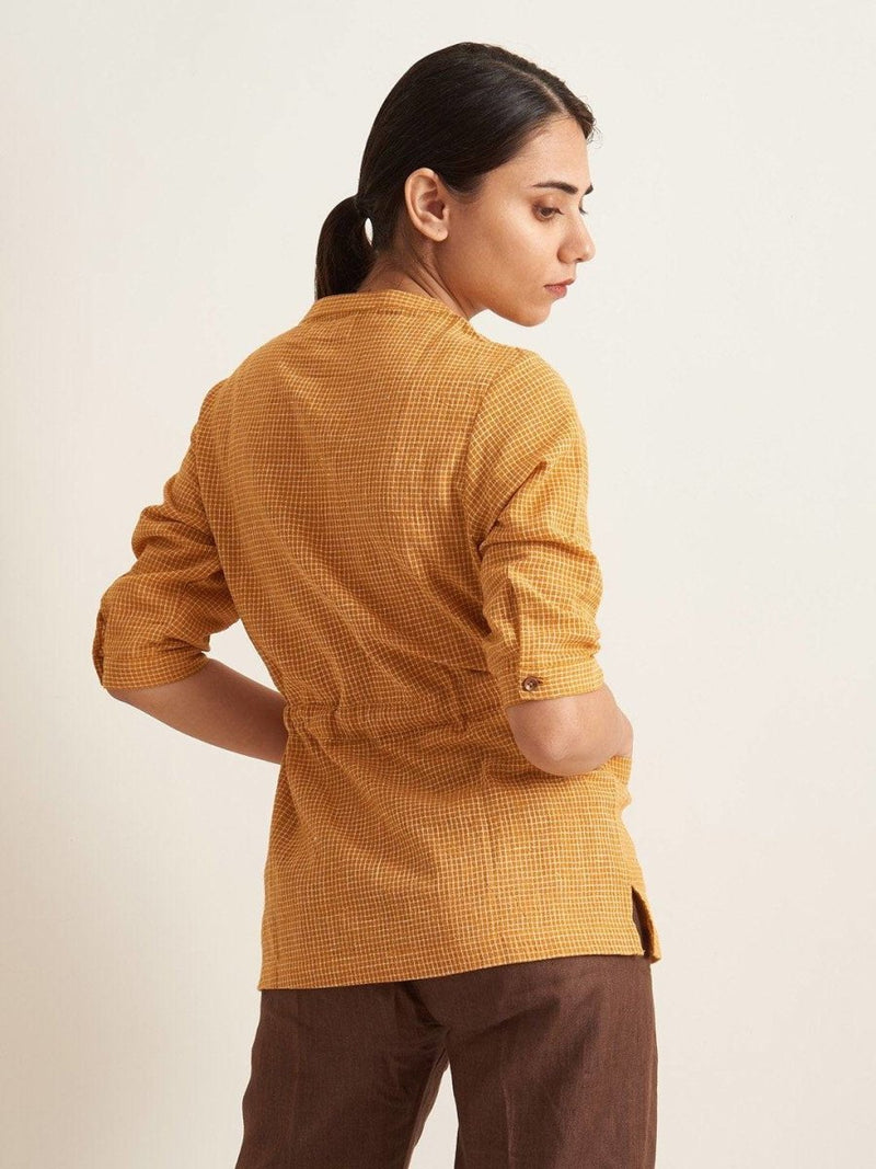 Buy Utility Drawstring Jacket | Shop Verified Sustainable Womens Shirt on Brown Living™