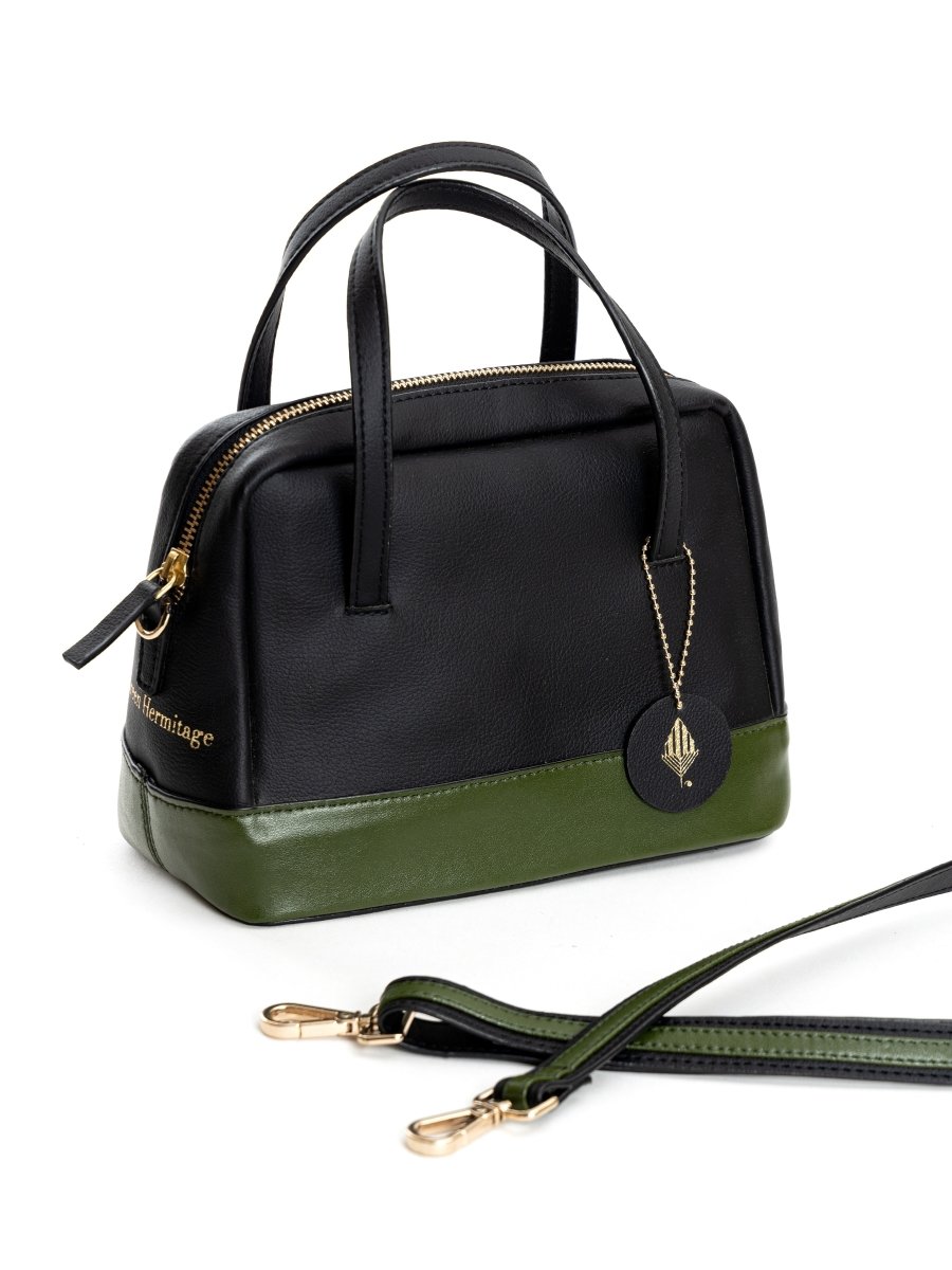 Vanadey (Black & Green) | Women's Bag made with Cactus Leather | Verified Sustainable by Brown Living™