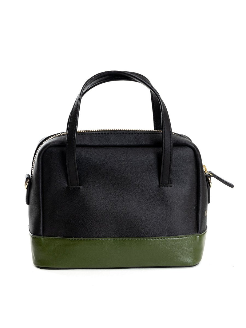 Buy Vanadey (Black & Green) | Women's bag made with Cactus Leather | Shop Verified Sustainable Products on Brown Living
