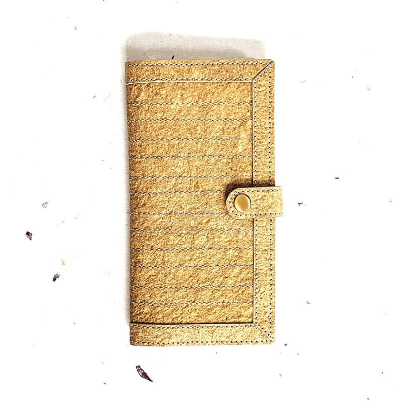 Buy Vegan Coconut Leather Yasti Wallet - Beige | Shop Verified Sustainable Products on Brown Living