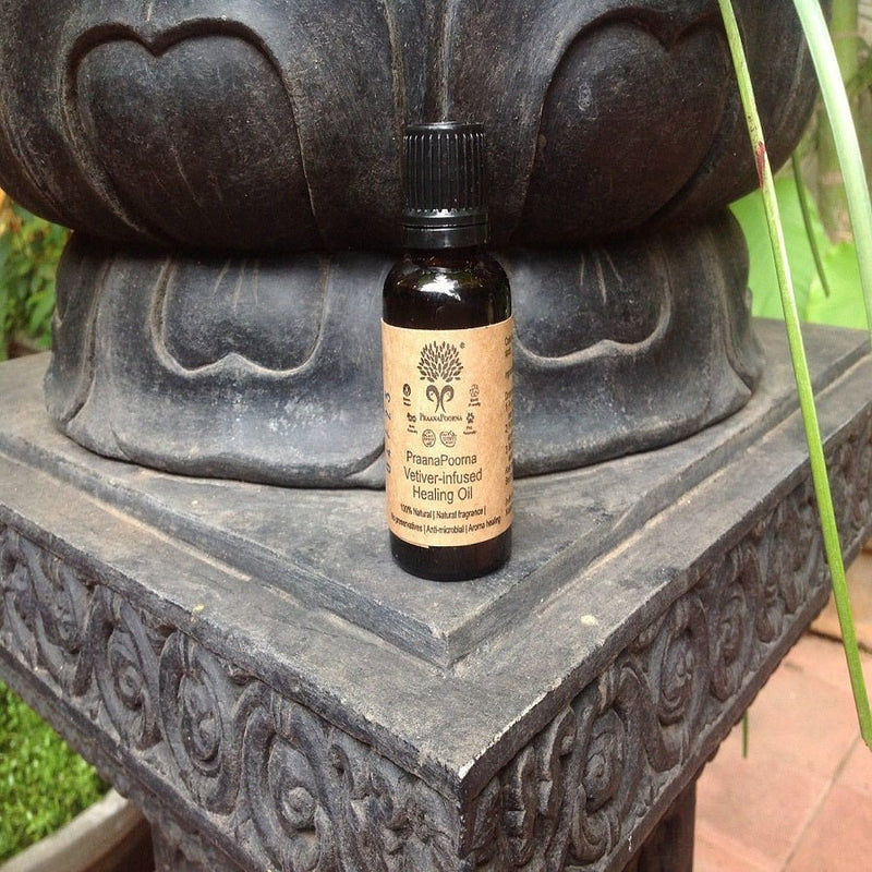 Buy Vetiver Infused Healing Oil- 30 ml | Shop Verified Sustainable Products on Brown Living