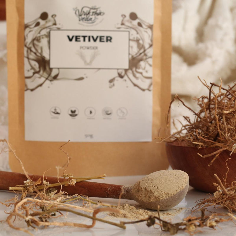Buy Vetiver Powder | Face pack for clear skin | Shop Verified Sustainable Products on Brown Living