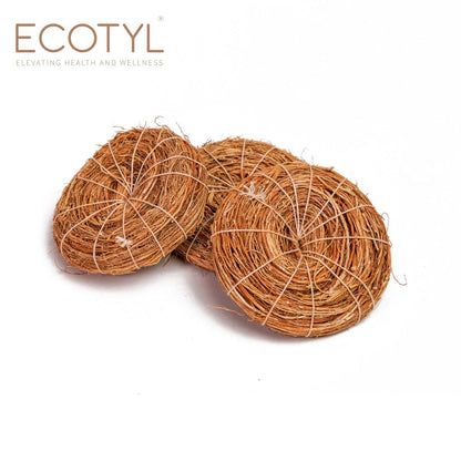 Vetiver Scrubber | Natural Body Loofah | Set of 3 | Verified Sustainable by Brown Living™