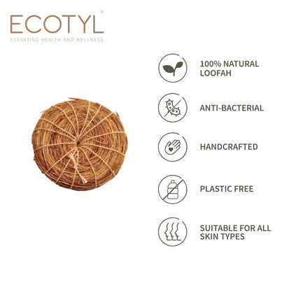 Vetiver Scrubber | Natural Body Loofah | Set of 3 | Verified Sustainable by Brown Living™