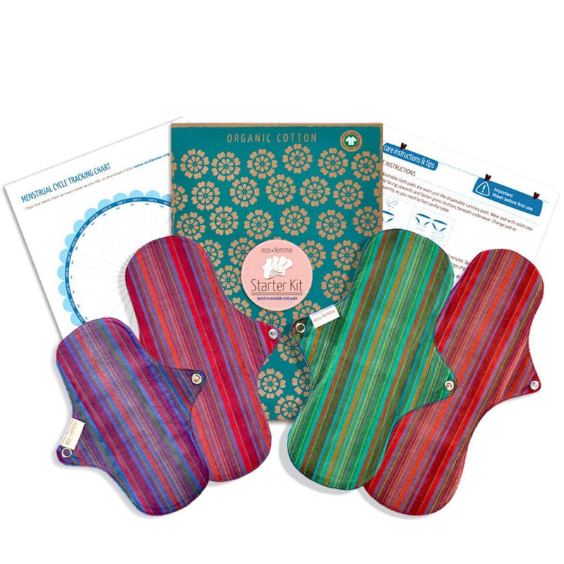 Buy Vibrant Organic Starter Kit (Pack of 4) | Shop Verified Sustainable Sanitary Pad on Brown Living™