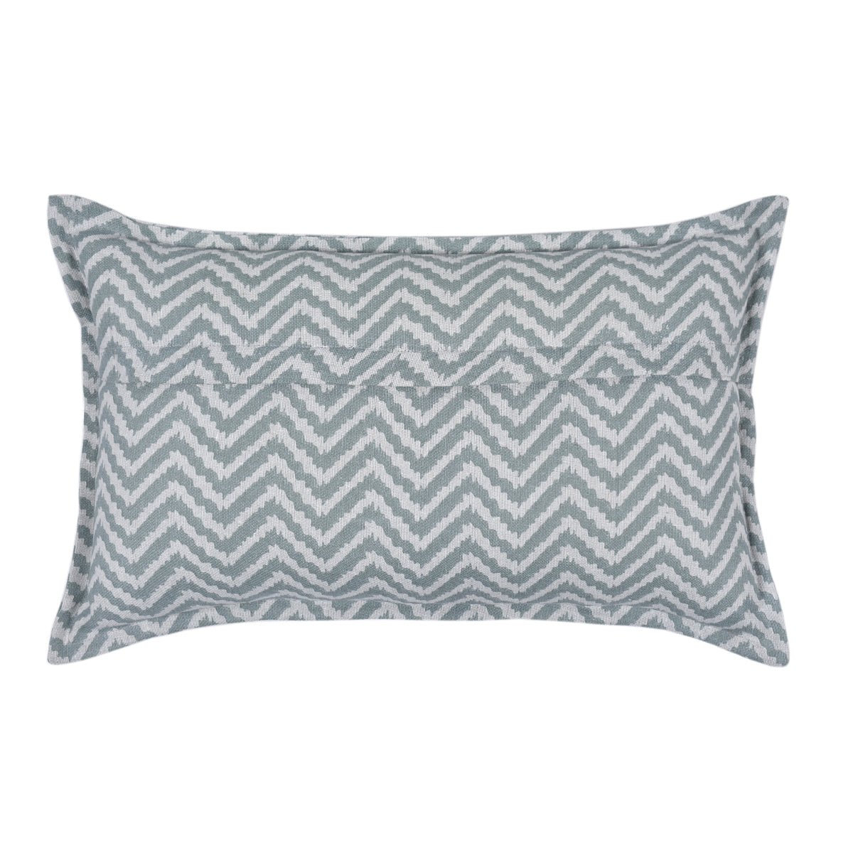 Vibrant Wave Lumbar Printed Cushion Cover - set of 2 | Verified Sustainable by Brown Living™