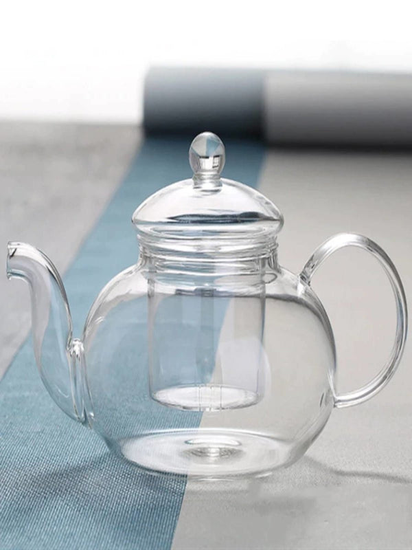 Buy Victorian Round Glass Kettle with Infuser | Made with Borosilicate glass | Shop Verified Sustainable Products on Brown Living