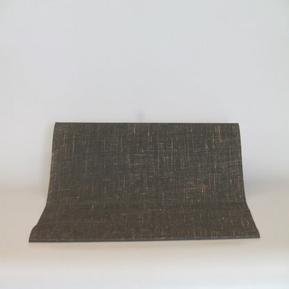 Vikrama - The Black Rubber Jute Yoga Mat | Verified Sustainable by Brown Living™