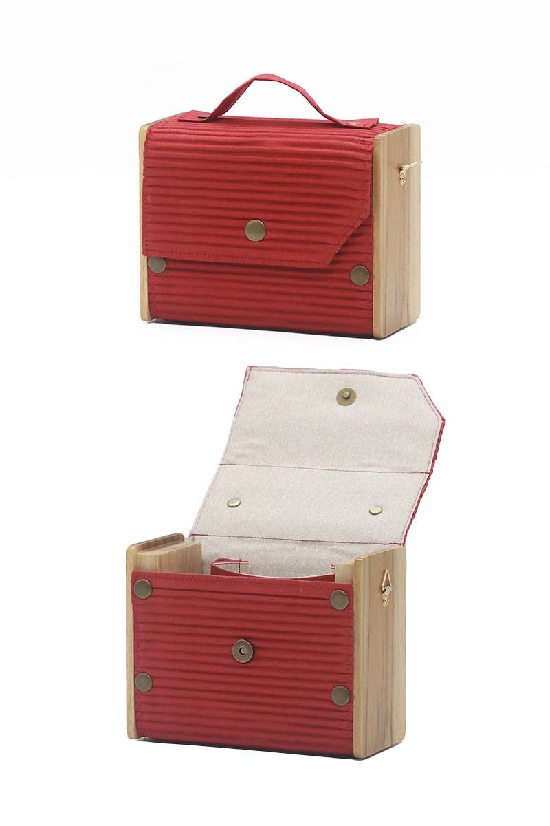Vintage Blossom 4 in 1 Box Clucth | Verified Sustainable by Brown Living™