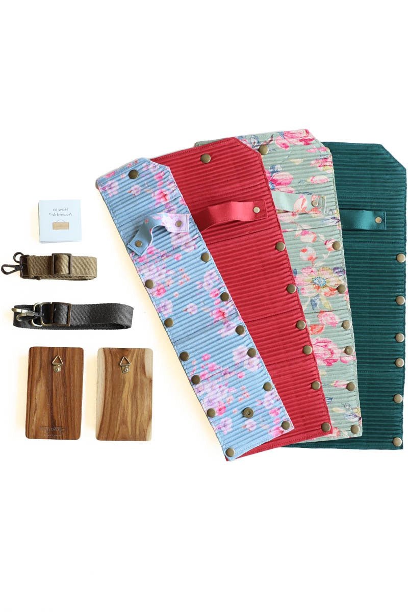 Vintage Blossom 4 in 1 Box Clucth | Verified Sustainable by Brown Living™