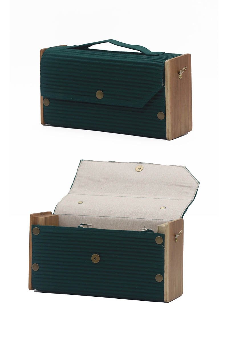 Vintage Blossom 4 in 1 Box Clucth | Verified Sustainable by Brown Living™