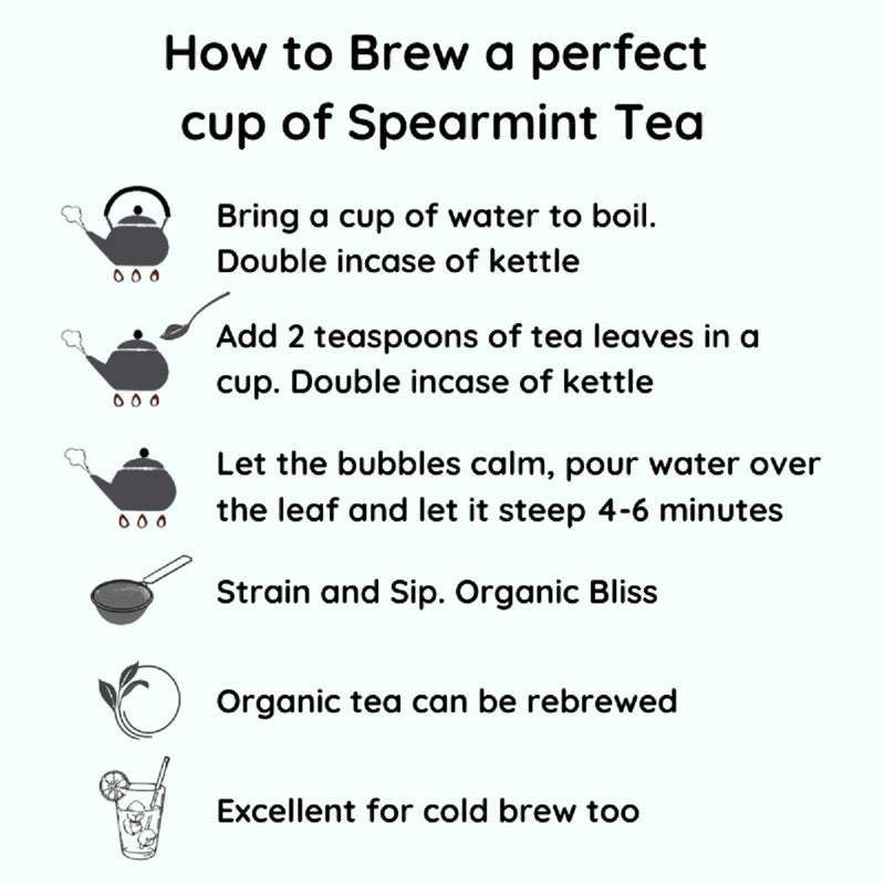 Buy Virgo Spearmint Tea | Zodiac Tea Collection | 50 g | Shop Verified Sustainable Tea on Brown Living™