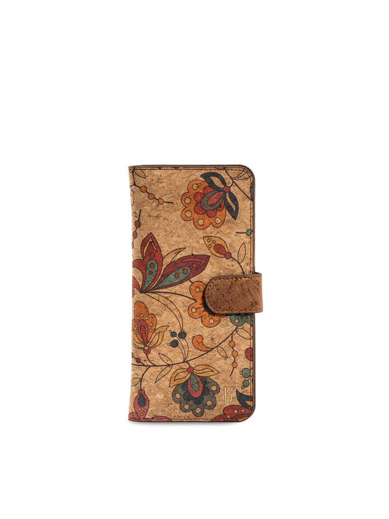 Buy Virya Printed Cork Slimfold Wallet - Bloom | Shop Verified Sustainable Products on Brown Living