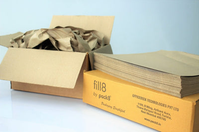 Void Filling Paper - Dunnage for Shipping Protection (150 Mtr X 13") – Packing Materials on Brown Living™. SKU: LB - YCY6 - 4E8E. Img 2.