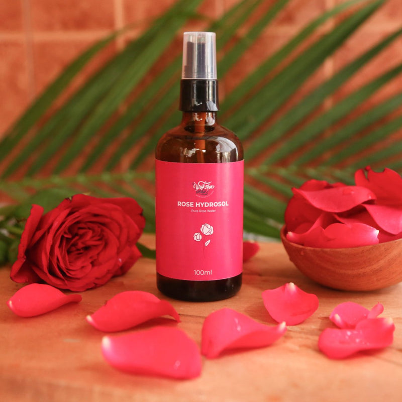 Buy Vriksha Veda Rose Hydrosol | Shop Verified Sustainable Face Cleanser on Brown Living™