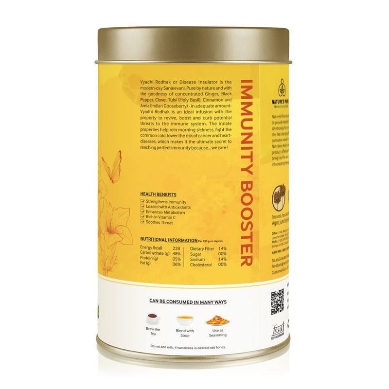 Buy Vyadhi Rodhak- Immunity Booster Health & Wellness Can (180 g) | Shop Verified Sustainable Tea on Brown Living™