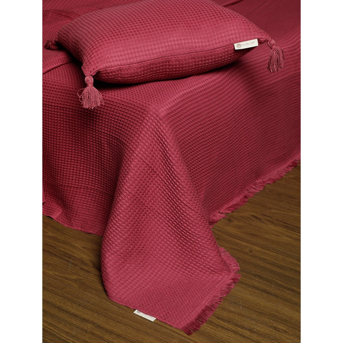 Waffle QueenCotton Bedcover (1 Bedcover Purple) | Verified Sustainable by Brown Living™