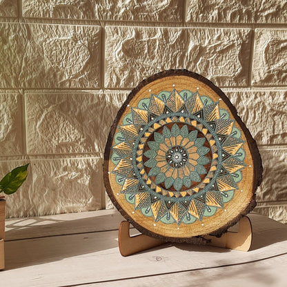 Wall plate with easel stand | Verified Sustainable by Brown Living™