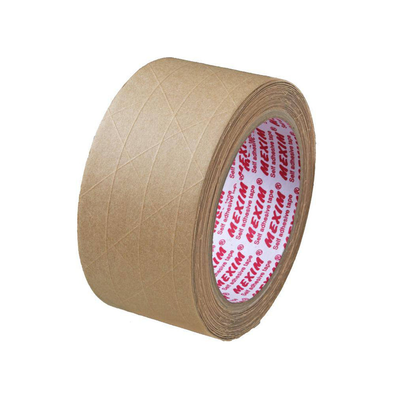 Buy Water Activated Tape - Brown Scrim Reinforced - 48mm x 50 meters x 6 Rolls | Shop Verified Sustainable Products on Brown Living