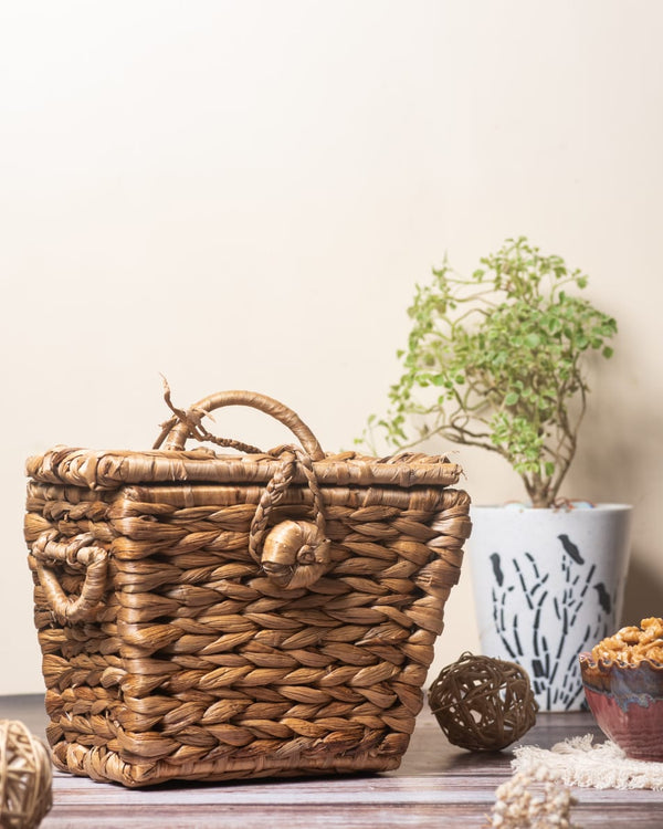 Buy Water Hyacinth Basket | Shop Verified Sustainable Baskets & Boxes on Brown Living™
