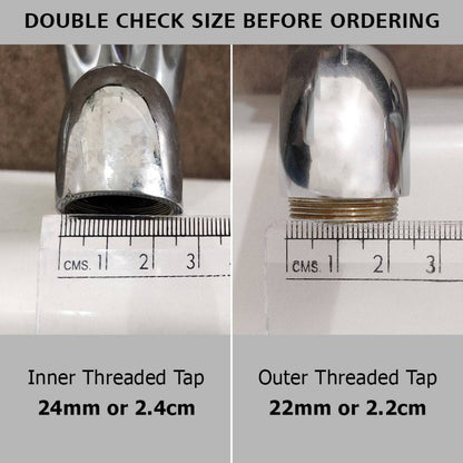 Water Saving Aerator - Save Upto 50% Water - 4Lpm | Pack Of 2 Foam Flow Tap Filter - Small | Verified Sustainable by Brown Living™