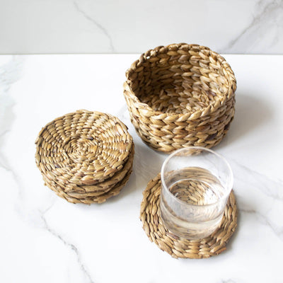 Weaver Coasters - Set of 6 – Table Decor on Brown Living™. SKU: TC0203. Img 1.