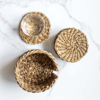 Weaver Coasters - Set of 6 – Table Decor on Brown Living™. SKU: TC0203. Img 5.