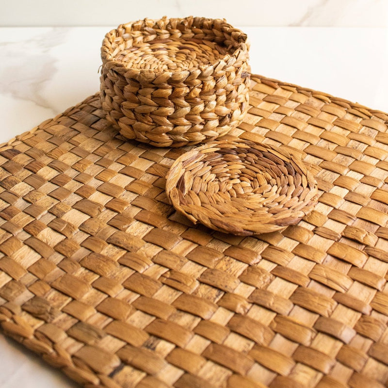 Buy Weaver Water Hyacinth Mat ( Set Of 6) | Shop Verified Sustainable Products on Brown Living
