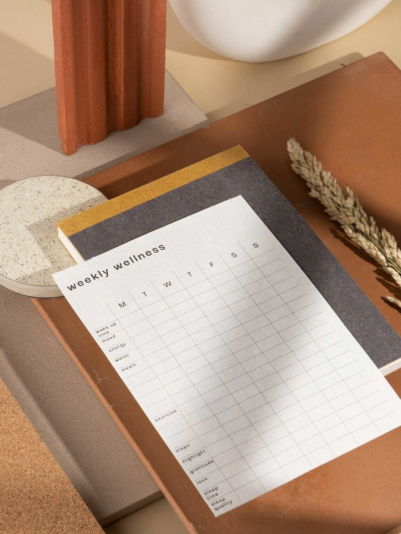 Buy Weekly Wellness Tracker | Shop Verified Sustainable Organizers & Planners on Brown Living™