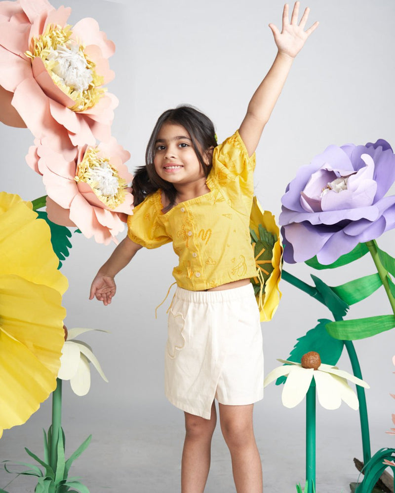 Buy Weewee Denim Skort | Shop Verified Sustainable Kids Skirts on Brown Living™
