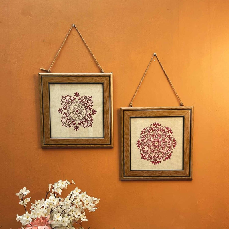 Buy Welcome Frame Alpona | Shop Verified Sustainable Products on Brown Living
