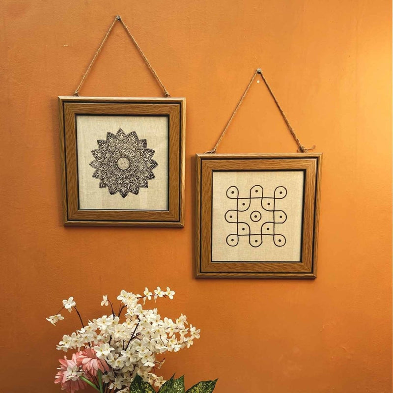 Welcome Frames Kolam | Verified Sustainable by Brown Living™