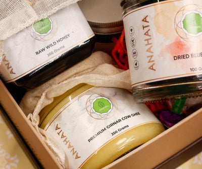 Wellness Food Box : Brown Box – Healthy Snacks on Brown Living™. SKU: Anahata - 121. Img 3.