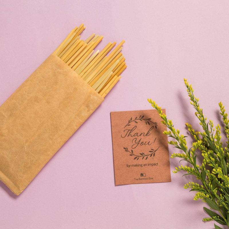 Wheat Stem Drinking Straws | 100 Natural Disposable Straw | Biodegradable Eco friendly Straws | Verified Sustainable by Brown Living™