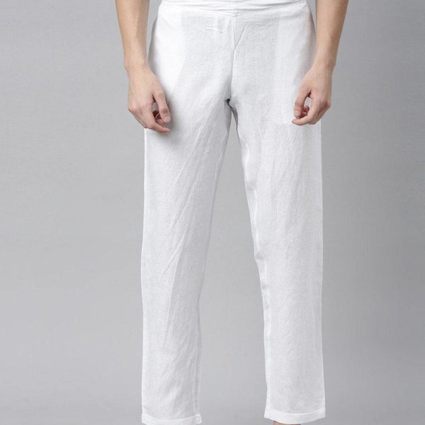 Hemp Trousers  Off White