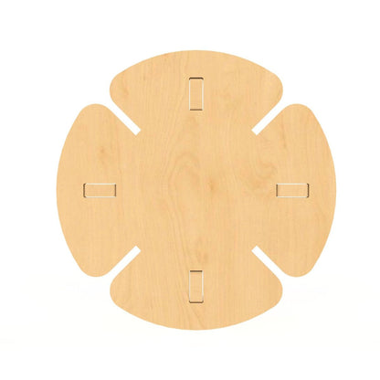 White Grape | Wooden Stool | Verified Sustainable by Brown Living™