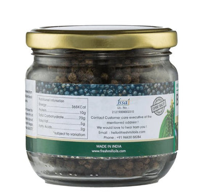 Whole Black Pepper - 100G – Seasonings & Spices on Brown Living™. SKU: WBP100GM. Img 2.