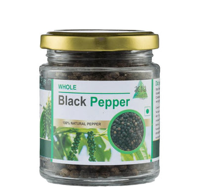 Whole Black Pepper - 100G – Seasonings & Spices on Brown Living™. SKU: WBP100GM. Img 1.