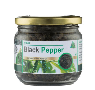 Whole Black Pepper - 100G – Seasonings & Spices on Brown Living™. SKU: WBP100GM. Img 3.