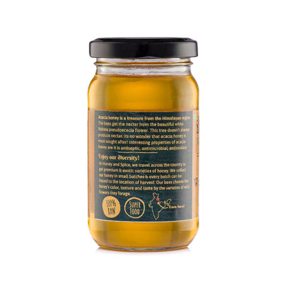 Wild Acacia Honey | Made In Small Batches – Honey & Syrups on Brown Living™. SKU: WAH250GM. Img 4.