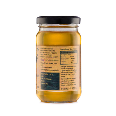 Wild Acacia Honey | Made In Small Batches – Honey & Syrups on Brown Living™. SKU: WAH250GM. Img 3.