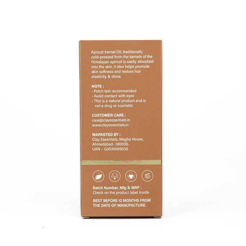 Buy Wild Apricot Kernel Oil - 100 ml | Shop Verified Sustainable Body Oil on Brown Living™