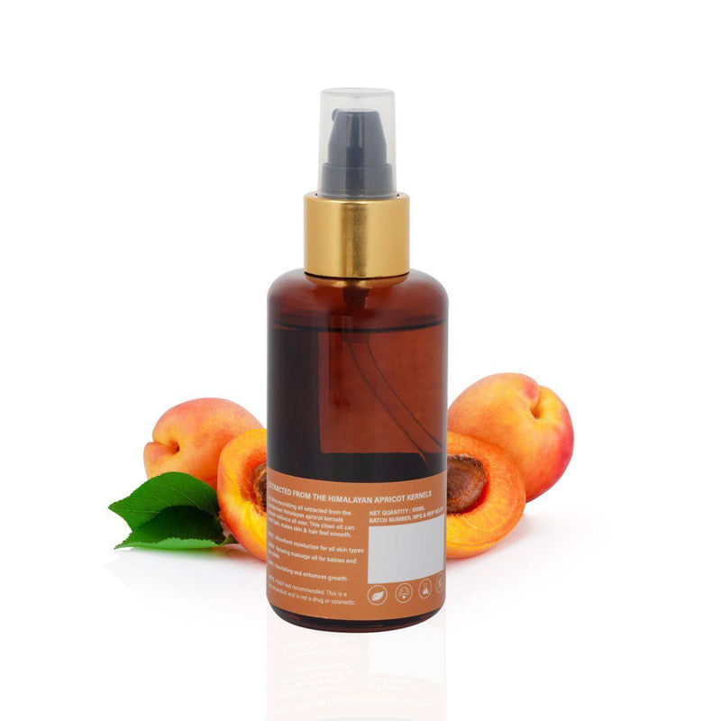 Buy Wild Apricot Kernel Oil - 100 ml | Shop Verified Sustainable Body Oil on Brown Living™
