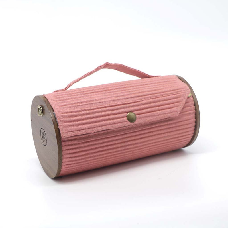 Buy Wild Peach Round Clutch | Shop Verified Sustainable Products on Brown Living